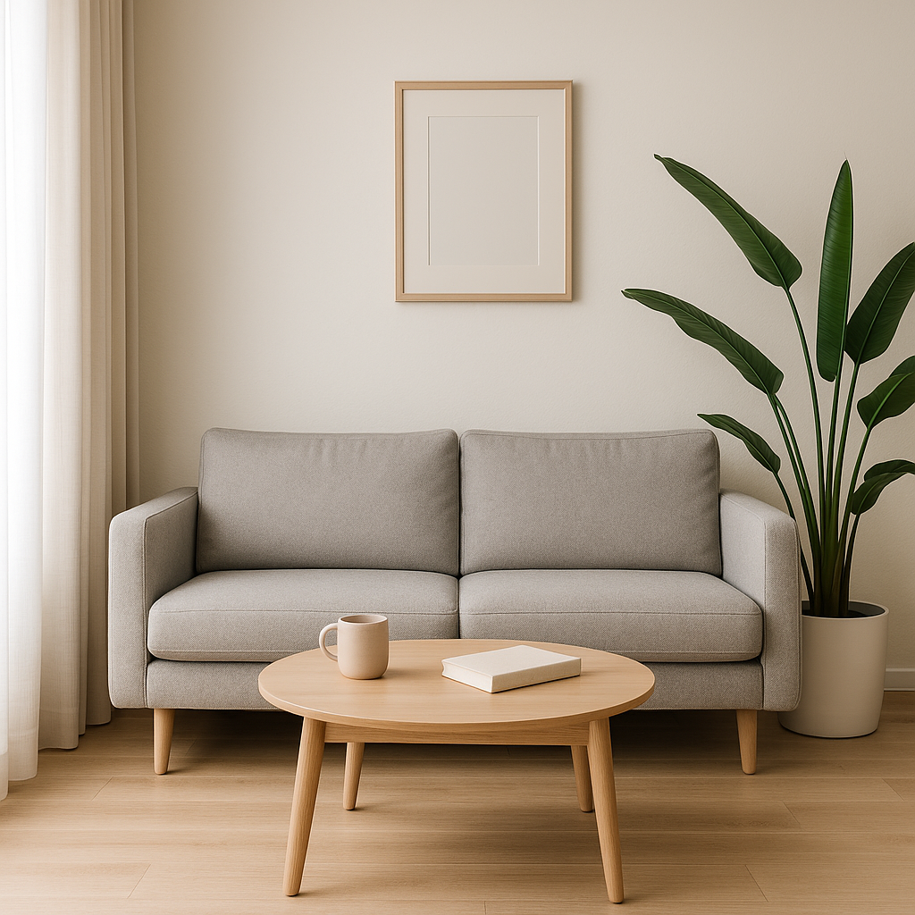Therapy office with armchair